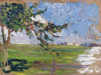 Paysage avec un pommier, 1906